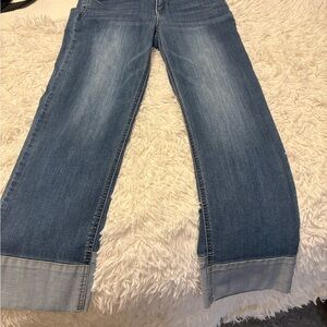 Wit & Wisdom Blue Ankle Jeans